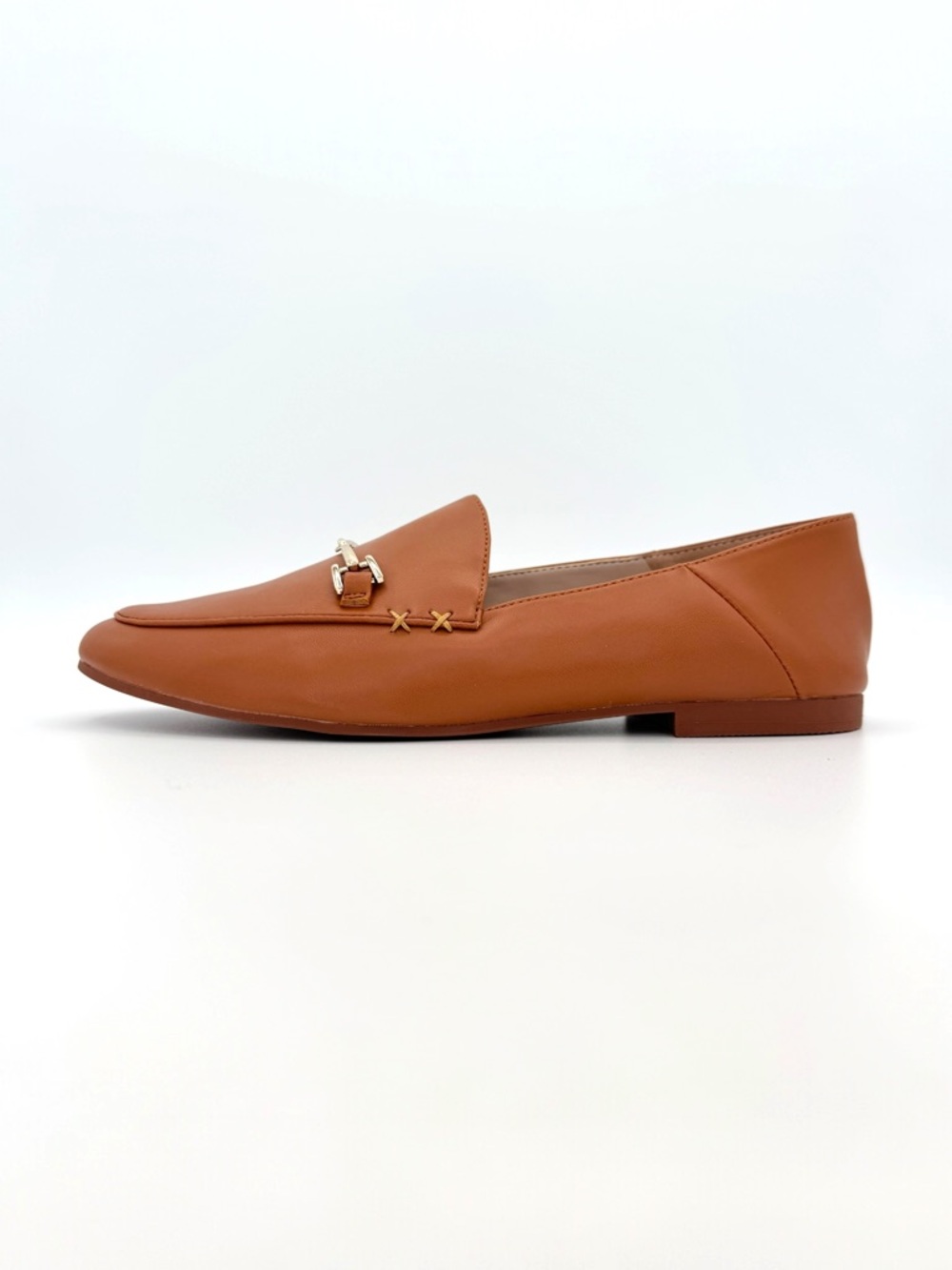JENN ARDOR Slip On Penny Loafers Flats 7 Brown Shoes Cushioned‎ Horsebit Preppy